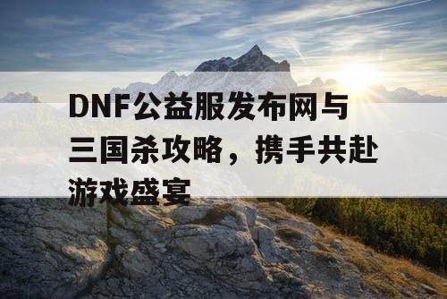 DNF公益服发布网与三国杀攻略，携手共赴游戏盛宴